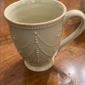 Lenox French Perle Pistachio Ceramic Mug